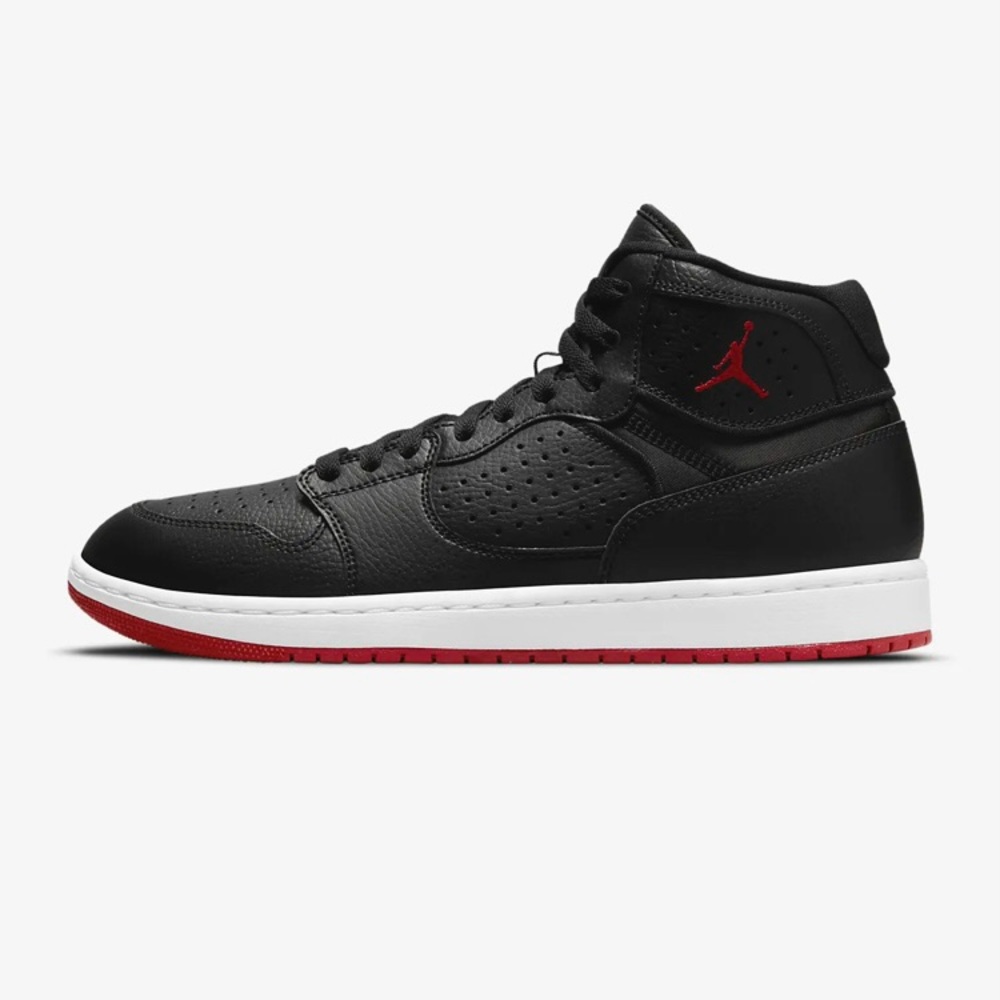Nike Air Jordan Access Black Red Basketball Trainers Sneakers Jumpman